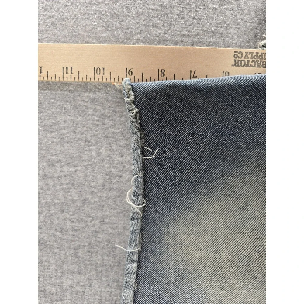 Shein Manfinity Jean Shorts Faded Distressed Raw Hem Size Large 34